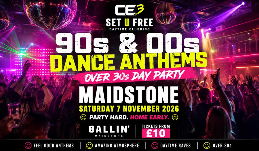 Set U Free brings 90s & 00s daytime clubbing to Maidstone