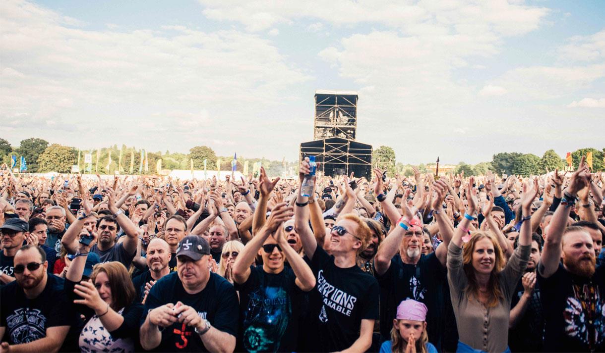 Crowd at Ramblin' Man Fair in Mote Park