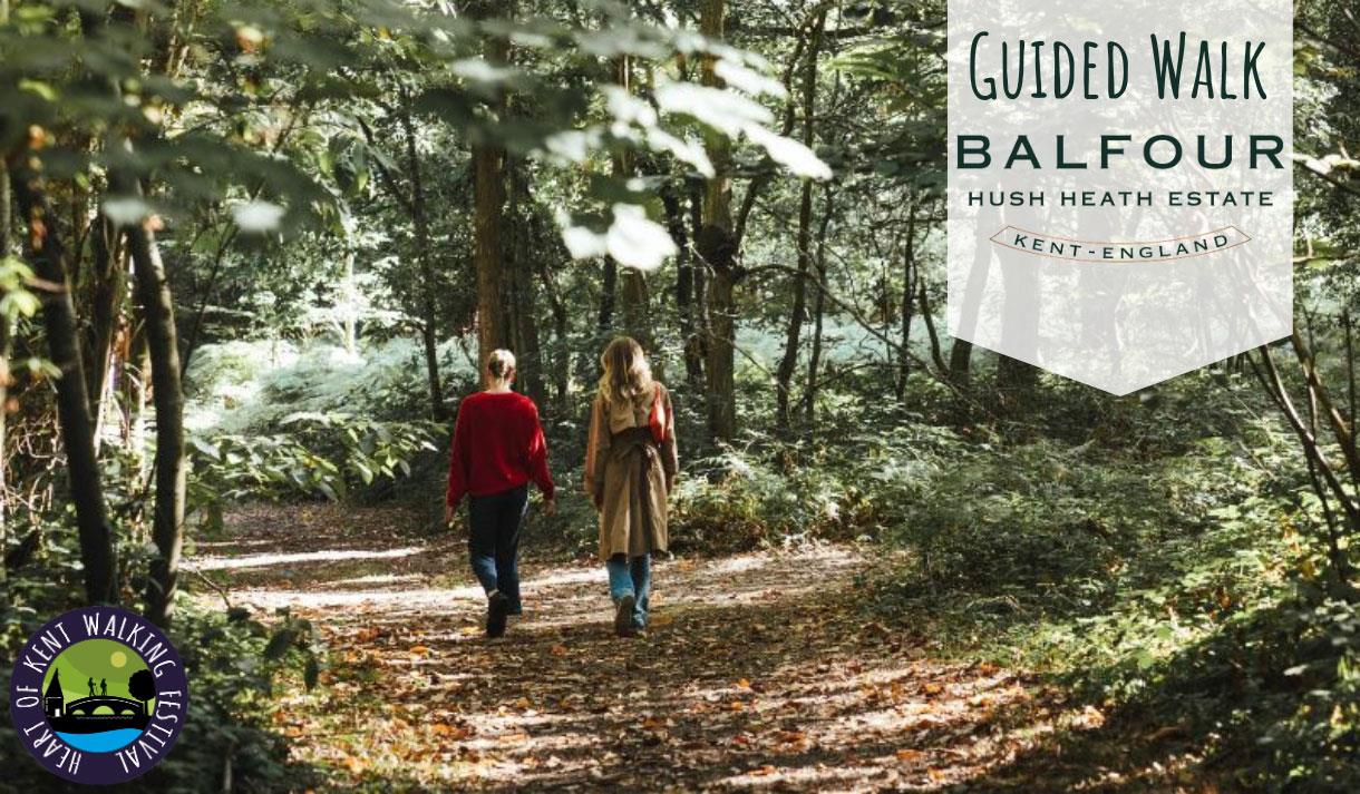 Balfour Winery Woodland - Guided Walk with Balfour Winery and Heart of Kent Walking Festival logo