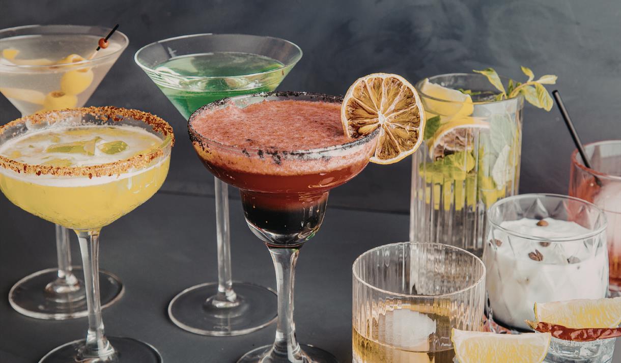 Selection of cocktails