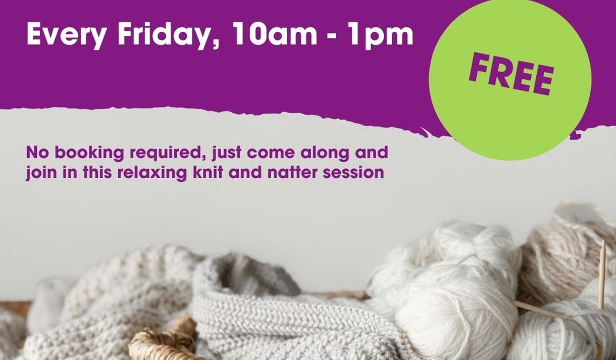 Knot Just Knitting Flier