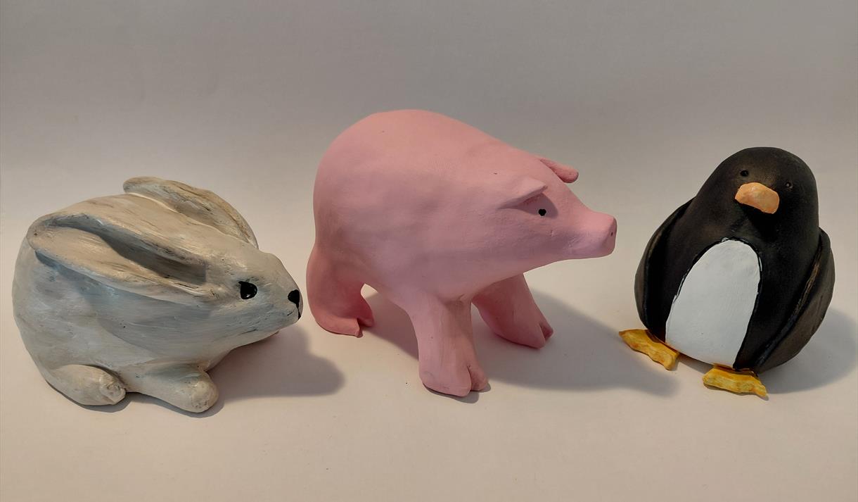 Cute little clay animals