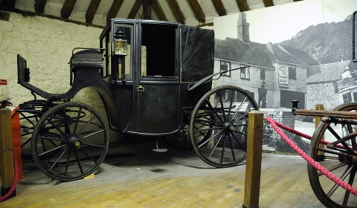 Carriage within Maidstone Carriage Museum