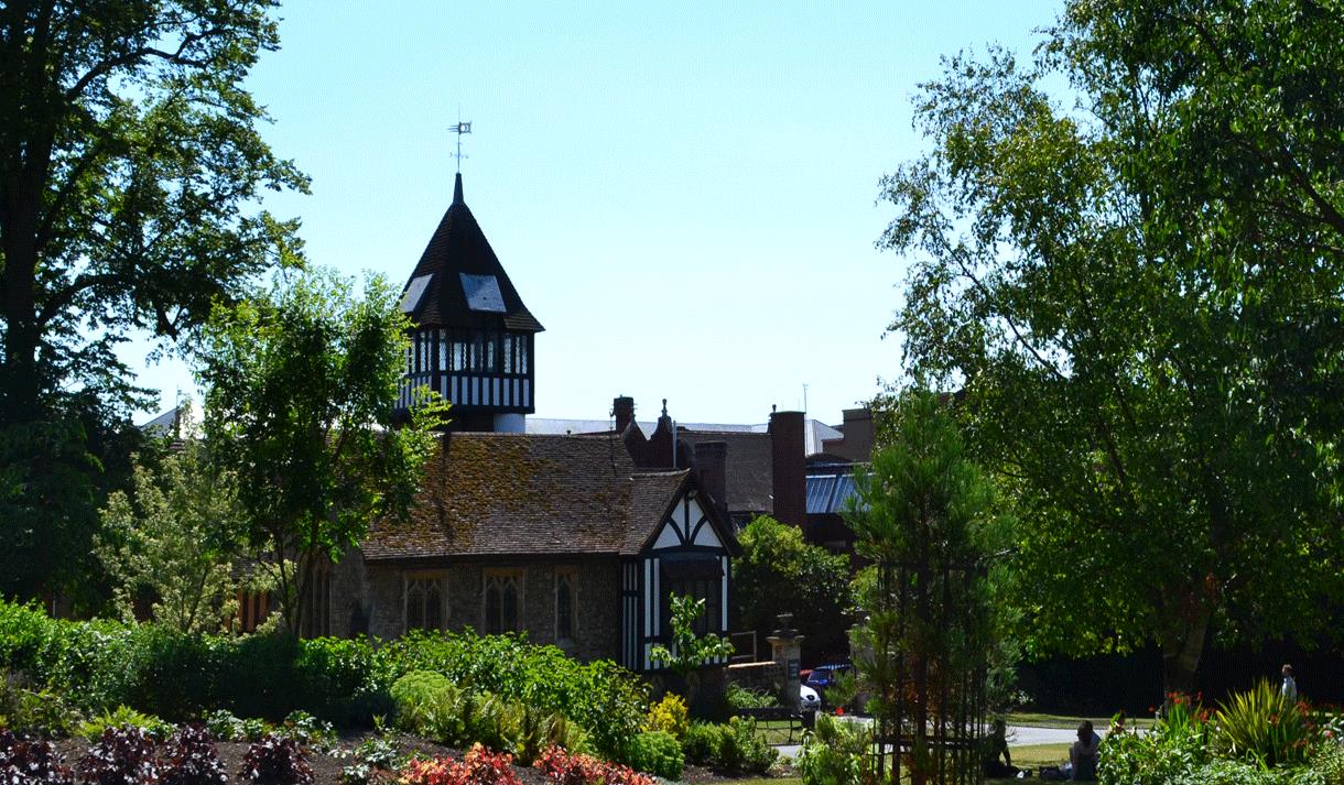 The observatory from Brenchley Gardens
