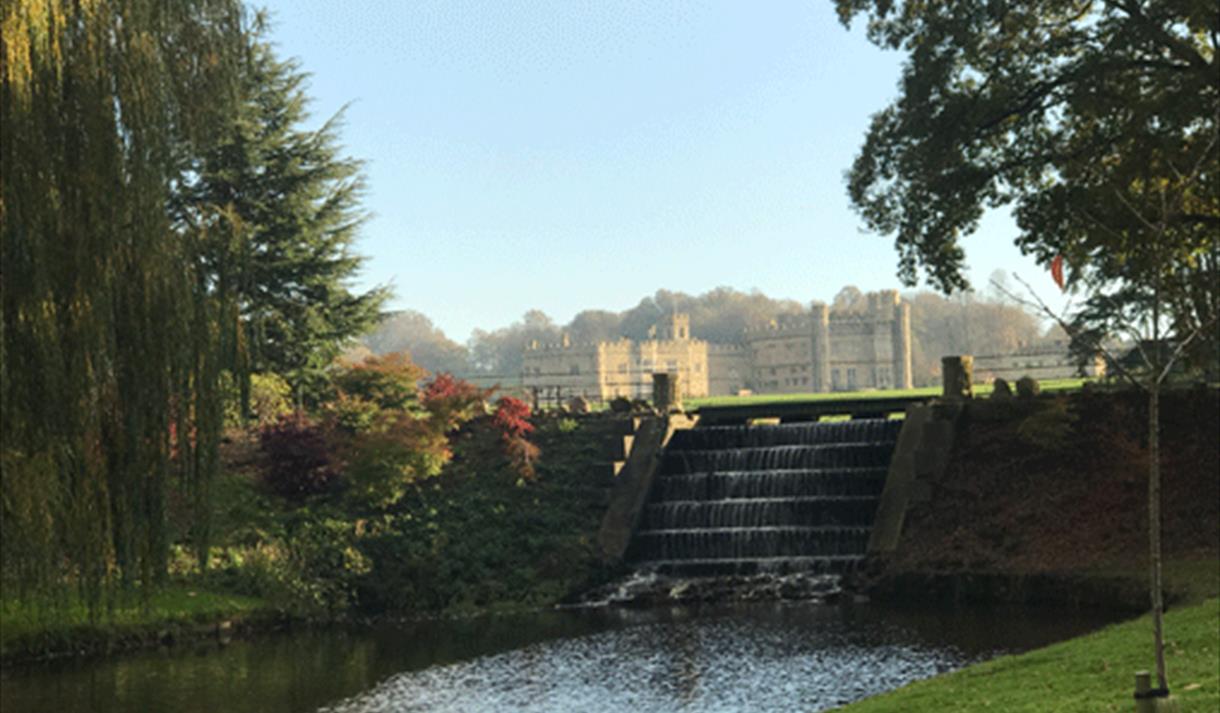 Waterfall at Leeds Castle