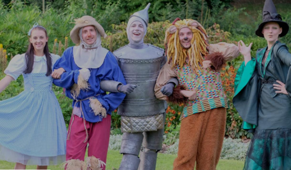 Characters dressed for the Wizard of Oz