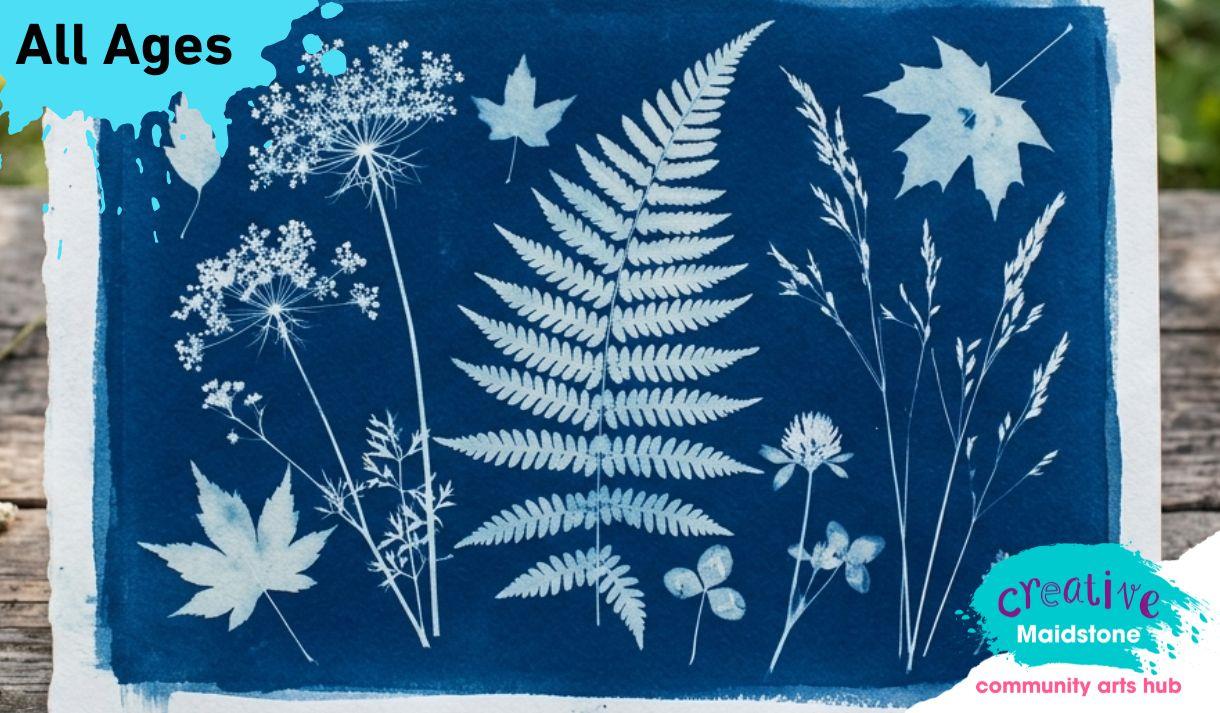 Cyanotype print