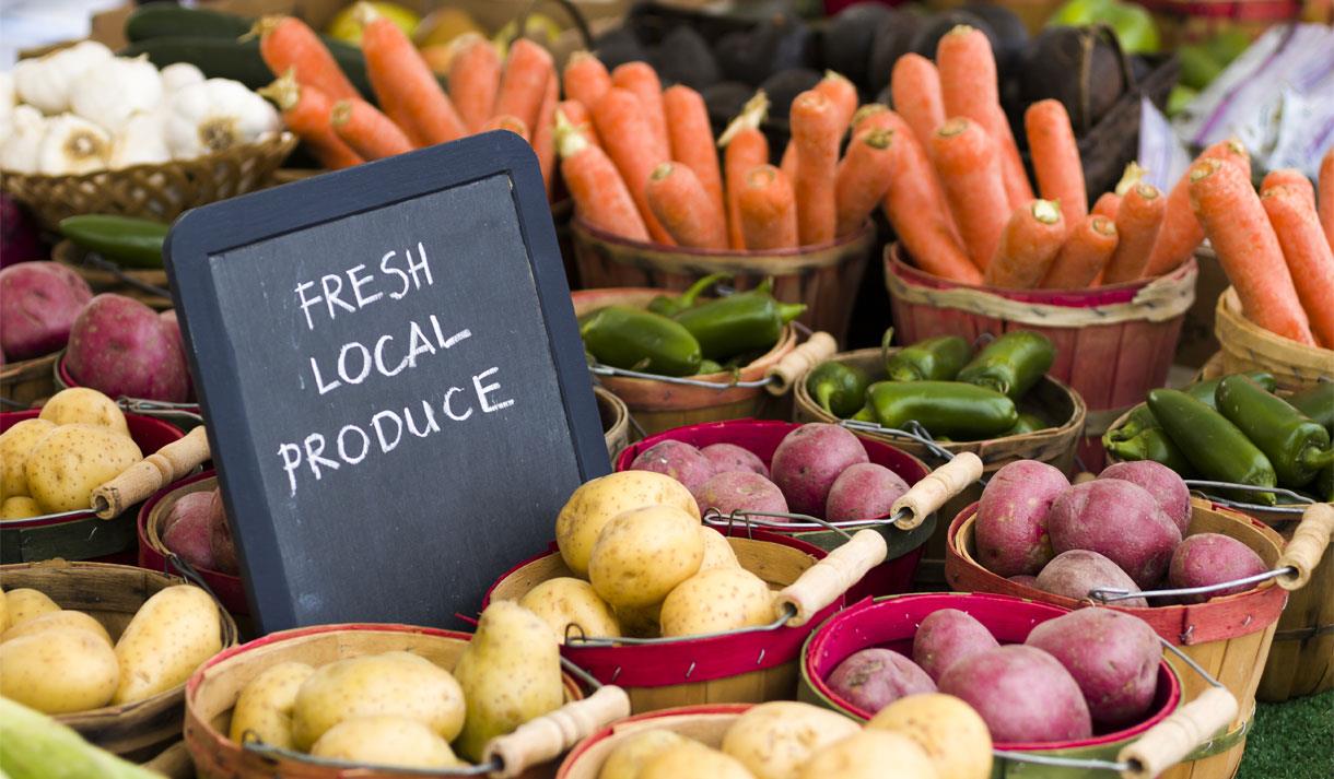 local fresh vegetables