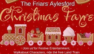 Graphic of a gingerbread train