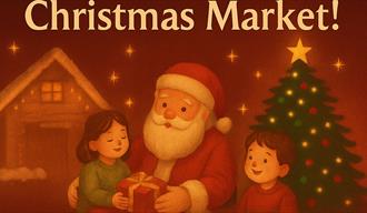 Christmas market poster