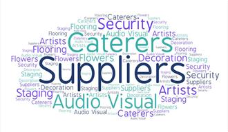 Suppliers word art image