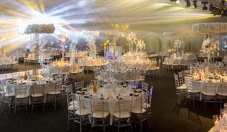 Kent Event Centre set up for wedding