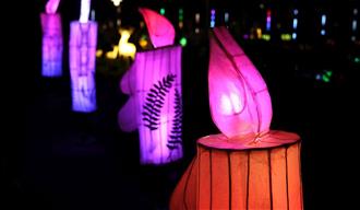 Paper lanterns in parade for Light Up Maidstone