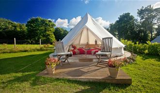 Outdoor Tent at Kits Coty Glamping