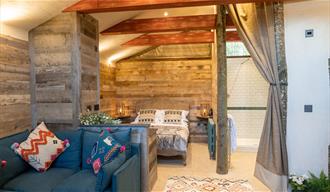 Bedroom at The Potting Shed
