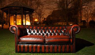 A picture of a sofa in Brenchly Gardens. Tim Leek Photography. Creative Maidstone.