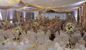 Heart of Kent Suite at the Great Danes Hotel set up for a wedding