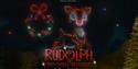 Image shows Rudolph in lights