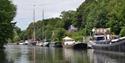 Boats near Allington on the River Medway