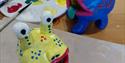 Bright clay monsters