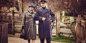 1940s Weekend at Kent Life - couple dressed in 1940s wear