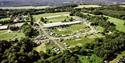 Aerial view of fair at Detling showground
