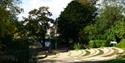 Back view of The Amphitheatre with the River Medway