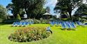 Deckchairs and Bandstand in Brenchley Gardens