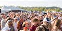 Audience at the blue reef festival