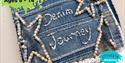 Upcycled denim book