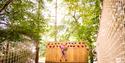 Child on climbing wall