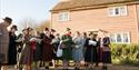 1940s Weekend at Kent Life - group singing