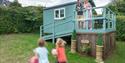 Pamela the Shepherds Hut at Kits Coty