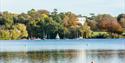 View of the lake in Mote Park