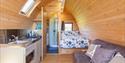 Interior of pods at Rankins Farm Glamping