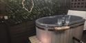 Hot Tub at Stable Oak Cottages