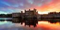 Leeds Castle early morning sunrise.