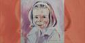 A portrait of Tony Hart's daughter Carolyn, when she was a child, by Tony Hart