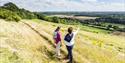 Looking out over the Village of Thurnham towards the Weald