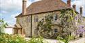 Outside of Battle Hall at Leeds Castle Holiday Cottages