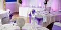 Cobtree Manor Golf Club set up for wedding