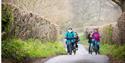 Cycling on quiet lanes in the countryside