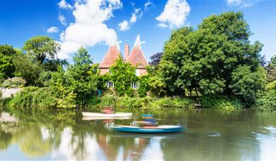 Canoes on River Medway