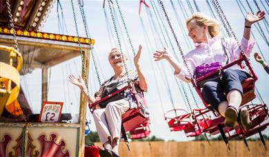 Fairground ride at an event at the Kent Event Centre