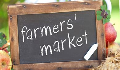 Farmers market sign