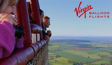 Hot air balloon ride over Hollingbourne