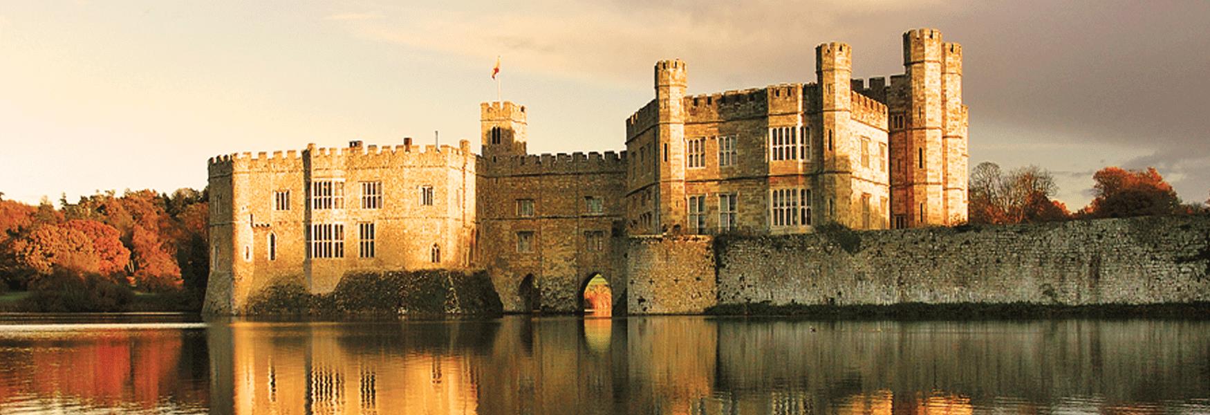 Leeds Castle has re-dressed some of the castle rooms to their former 1930's Hollywood Glamour style.  Take in the history by visiting the Queens with Means exhibition and the bulter will let you into the castle.