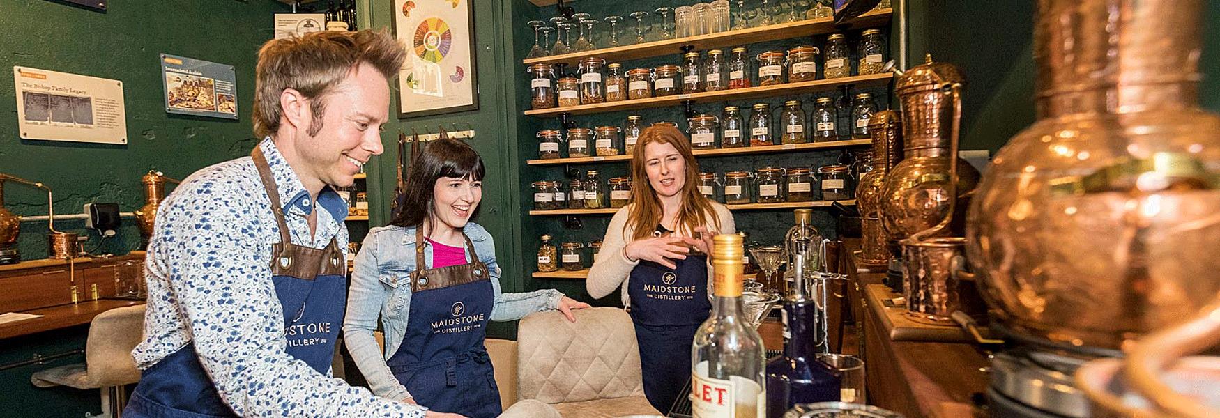The gin making workshop at The Maidstone Distillery is brilliant fun and allows you to take part in Maidstone history for yourself.  Perfect for a winter afternoon and close to the station to get you home.