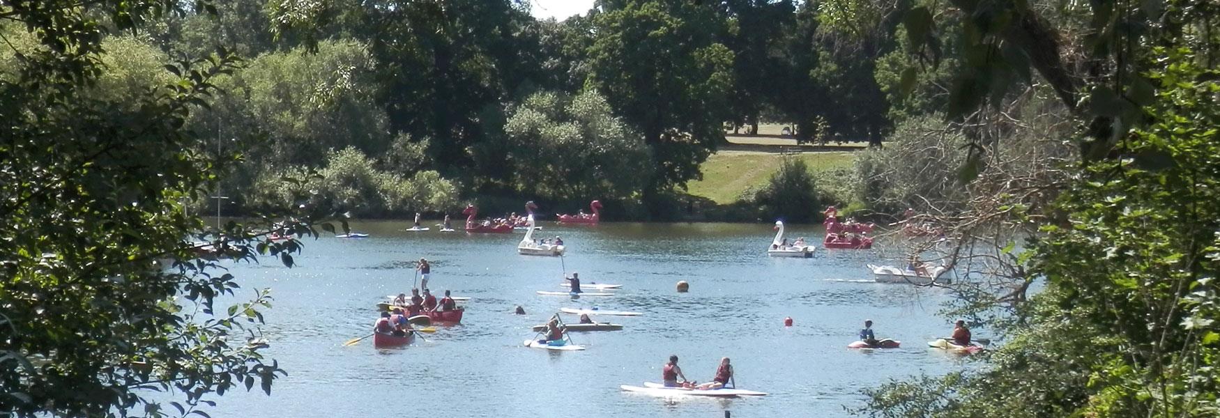 Mote Park is a great place for a family.  Plenty of space for a picnic with loads to do.  Watersports Centre, Outdoor Adventure with Climbing Wall, Segways, High Ropes and mini golf.  Large Children's play area.