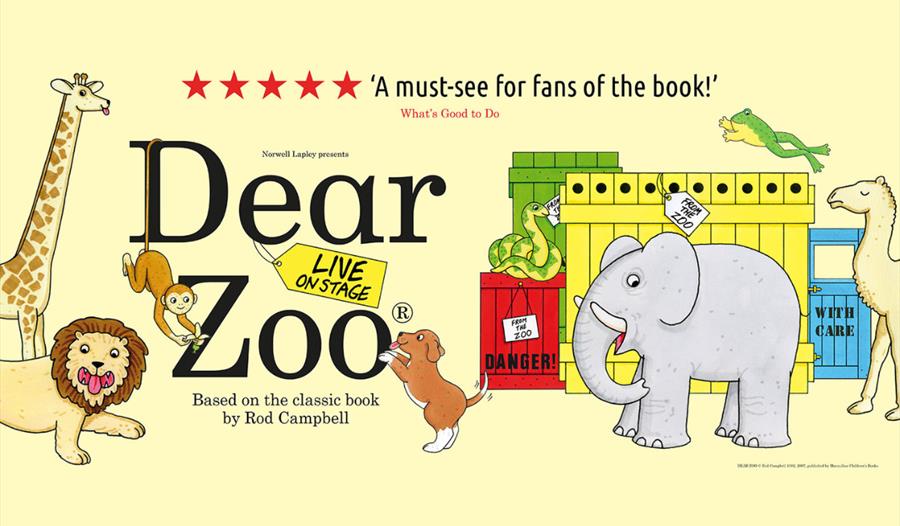 Dear Zoo book artwork with animals